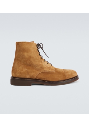 Brunello Cucinelli Suede ankle boots