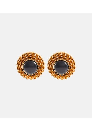 Saint Laurent Embellished clip-on earrings