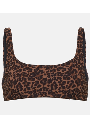 The Upside Biarritz Rory leopard-print sports bra
