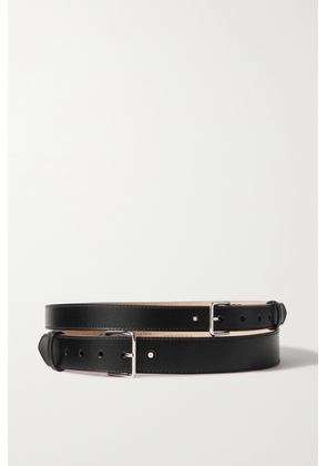 Alexander McQueen - Double Strap Leather Belt - Black - 65,70,75,80,85,90,95