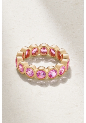 42 SUNS - 14-karat Gold Laboratory-grown Sapphire Ring - Pink - 50,53,54