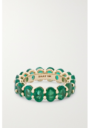 SHAY - 18-karat Gold Emerald Ring - 7