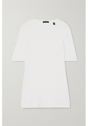 ATM Anthony Thomas Melillo - Ribbed Stretch-modal T-shirt - White - x small,small,medium,large,x large