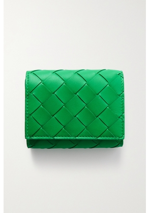 Bottega Veneta - Intrecciato Leather Wallet - Green - One size