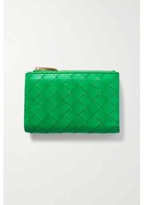 Bottega Veneta - Intrecciato Leather Wallet - Green - One size