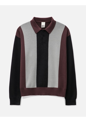 Forms Knit Long Sleeve Polo
