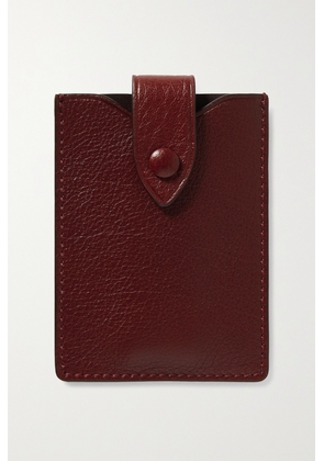 Métier - Textured-leather Cardholder - Black - One size