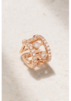 De Beers Jewellers - Dewdrop 18-karat Rose Gold Diamond Ear Cuff - One size