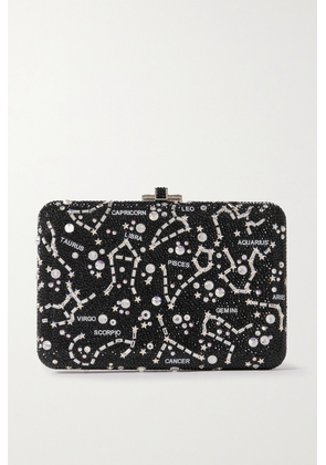 Judith Leiber Couture - Constellation Crystal-embellished Leather Clutch - Black - One size