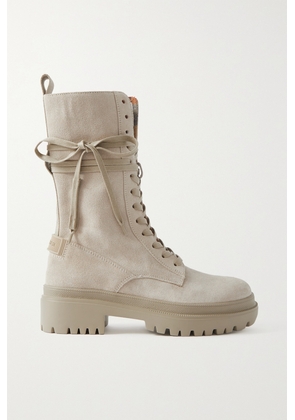 Bogner - Chesa Alpina Lace-up Suede Boots - Ivory - IT35,IT36,IT37,IT38,IT39,IT40,IT41,IT42