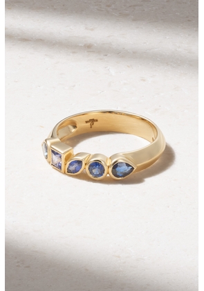 SORELLINA - Monroe 18-karat Gold Sapphire Ring - 6,7