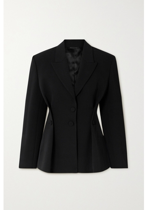 Givenchy - Pleated Wool-twill Blazer - Black - FR34,FR36,FR38,FR40,FR42