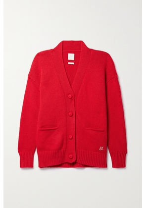 Suzie Kondi - Bari Oversized Cashmere Cardigan - Red - x small,small,medium,large,x large