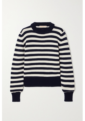 &Daughter - + Net Sustain Agnes Striped Wool Sweater - Blue - x small,small,medium,large,x large