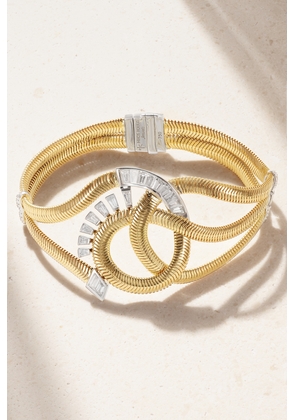Nikos Koulis - Feelings 18-karat Yellow And White Gold Diamond Bracelet - M