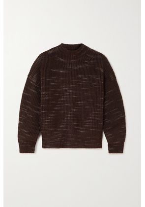 Varley - Albion Ribbed-knit Sweater - Brown - xx small,x small,small,medium,large