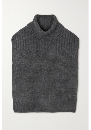 FALKE Ergonomic Sport System - Ribbed Wool-blend Turtleneck Sweater - Black - M/L,XL/XXL,XS/S