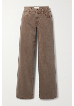 SLVRLAKE - + Net Sustain Mica High-rise Wide-leg Jeans - Brown - 25,26,27,28,29,30,31
