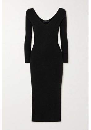 Arch4 - + Net Sustain Rosa Cashmere Midi Dress - Black - x small,small,medium,large
