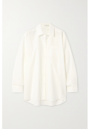 The Row - Moon Oversized Cotton-poplin Shirt - Off-white - x small,small,medium,large,x large