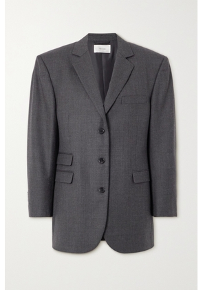 The Row - Ule Wool-twill Blazer - Gray - x small,small,medium,large,x large