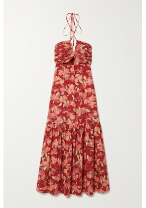 Peony - + Net Sustain Reminisce Floral-print Organic Cotton And Ecovero™-blend Maxi Dress - Pink - x small,small,medium,large,x large