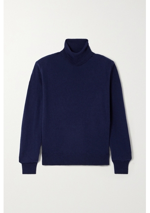 The Frankie Shop - Ines Merino Wool Turtleneck Sweater - Blue - x small,small,medium,large