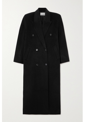 The Frankie Shop - Gaia Oversized Double-breasted Wool-blend Felt Coat - Black - x small,small,medium,large,x large