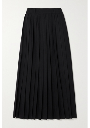 The Frankie Shop - Bailey Pleated Twill Maxi Skirt - Black - x small,small,medium,large,x large