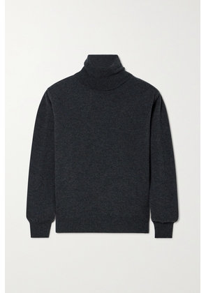 The Frankie Shop - Ines Merino Wool Turtleneck Sweater - Gray - x small,small,medium,large