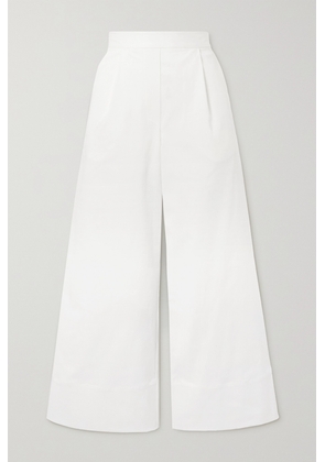 Matteau - + Net Sustain Organic Cotton-blend Twill Straight-leg Pants - White - 3,4,5,6,1,7,2