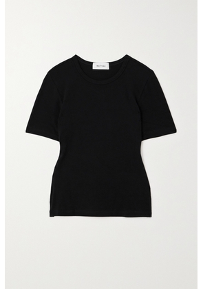 Matteau - + Net Sustain Stretch Organic Cotton-jersey T-shirt - Black - 1,2,3,4,5