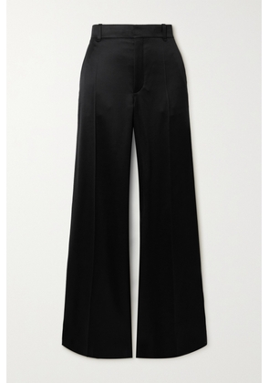 Chloé - Wool And Silk-blend Wide-leg Pants - Black - FR36,FR38,FR40,FR42,FR44,FR46,FR34