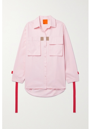 Barbour - + Roksanda Zora Webbing-trimmed Cotton-twill Shirt - Pink - UK 6,UK 8,UK 10,UK 12,UK 14,UK 16