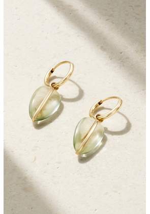 By Pariah - + Net Sustain Pebble 14-karat Recycled Gold Amethyst Earrings - Green - One size