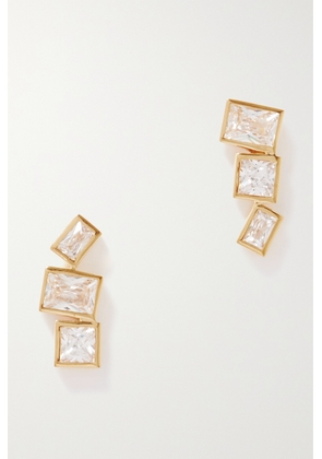 Completedworks - + Net Sustain Recycled Gold Vermeil Cubic Zirconia Earrings - One size