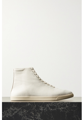 The Row - Canvas High-top Sneakers - Off-white - IT36.5,IT37,IT37.5,IT38,IT38.5,IT39,IT39.5,IT40,IT41