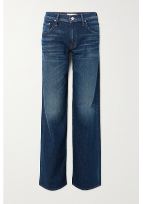 Mother - + Net Sustain The Down Low Spinner Heel Mid-rise Wide-leg Jeans - Blue - 23,24,25,26,27,28,29,30,31,32