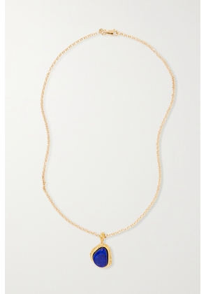Alighieri - + Net Sustain The Droplet Of The Horizon Gold-plated Lapis Lazuli Necklace - Blue - One size