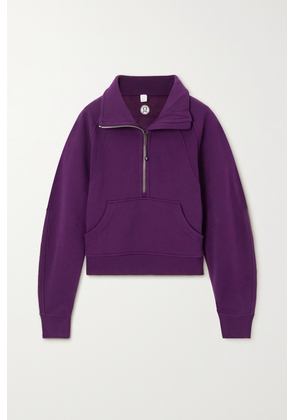 lululemon - Scuba Funnel Neck Cotton-blend Sweatshirt - Purple - M/L,XL,XS/S