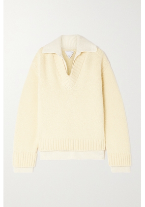 Bottega Veneta - Layered Wool Sweater - White - XS,S,M,L,XL