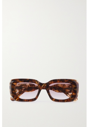 Chloé - + Net Sustain Gayia Square-frame Tortoiseshell Recycled-acetate Sunglasses - Brown - One size