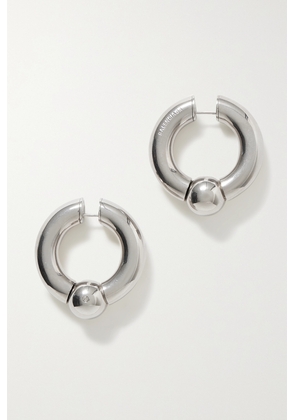 Balenciaga - Mega Silver-tone Hoop Earrings - One size