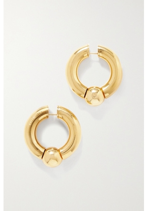 Balenciaga - Mega Gold-tone Hoop Earrings - One size