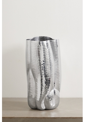 Tom Dixon - Cloud Tall Aluminum Vase - Silver - One size