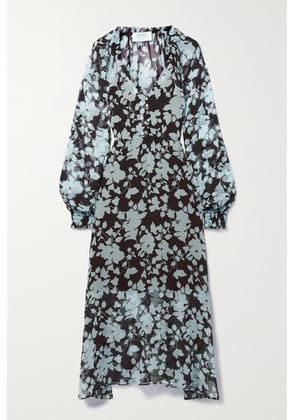 La Ligne - Aleksandra Floral-print Silk-chiffon Midi Dress - Multi - x small,small,medium,large,x large