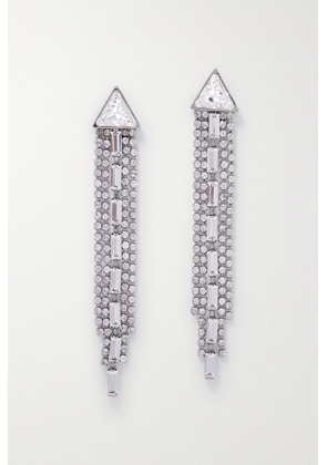 Chloé - Thelma Silver-tone Crystal Earrings - One size