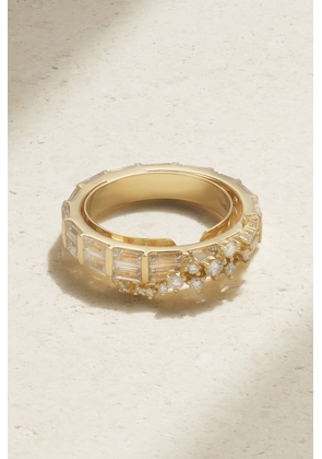 Ananya - Scatter 18-karat Gold, Sapphire And Diamond Ring - 6,7