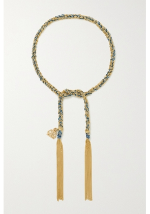 Carolina Bucci - Balance Lucky 18-karat Gold And Silk Bracelet - One size