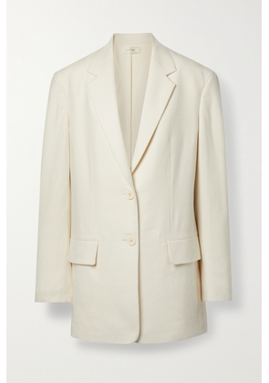 The Row - Stonna Oversized Silk And Cashmere-blend Blazer - Ivory - x small,small,medium